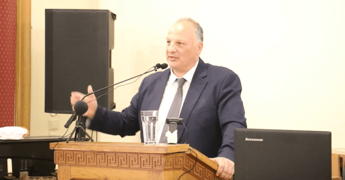 Ομιλία του Δημήτρη Μεταλληνού, υποψηφίου Ευρωβουλευτή της ΝΙΚΗΣ, σε εκδήλωση στην Πάτρα